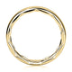 Yellow Gold Classic 4mm Quilted Interior Wedding Band