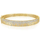 Yellow Gold Confetti Diamond Flush Set Bangle