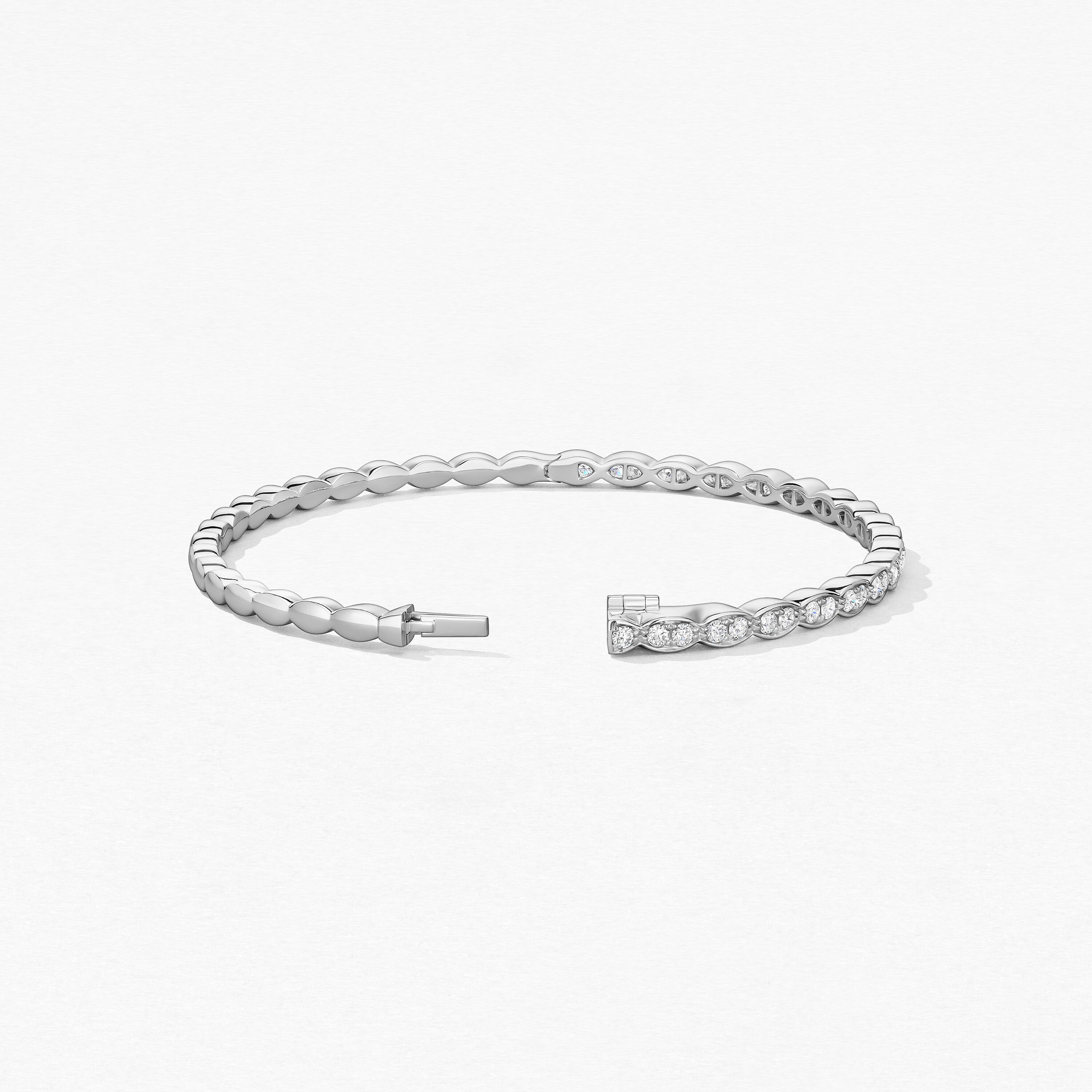 Lorelei Floral Diamond Bangle