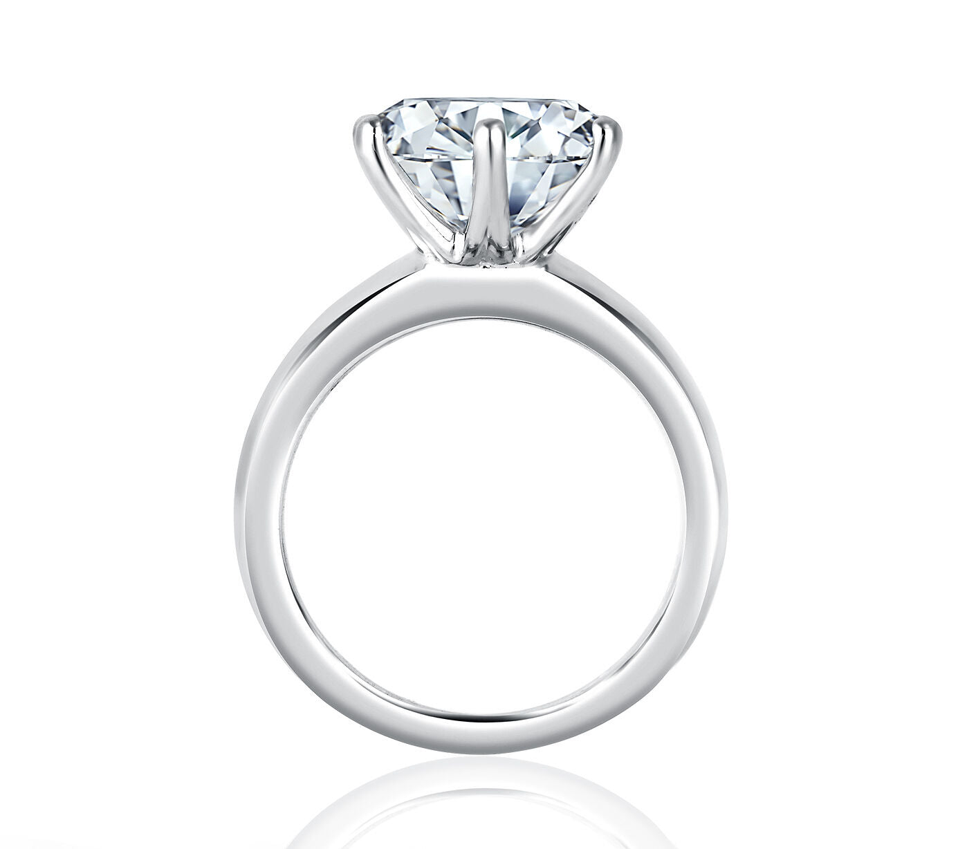 Classic 6-Prong Solitaire Engagement Ring Setting