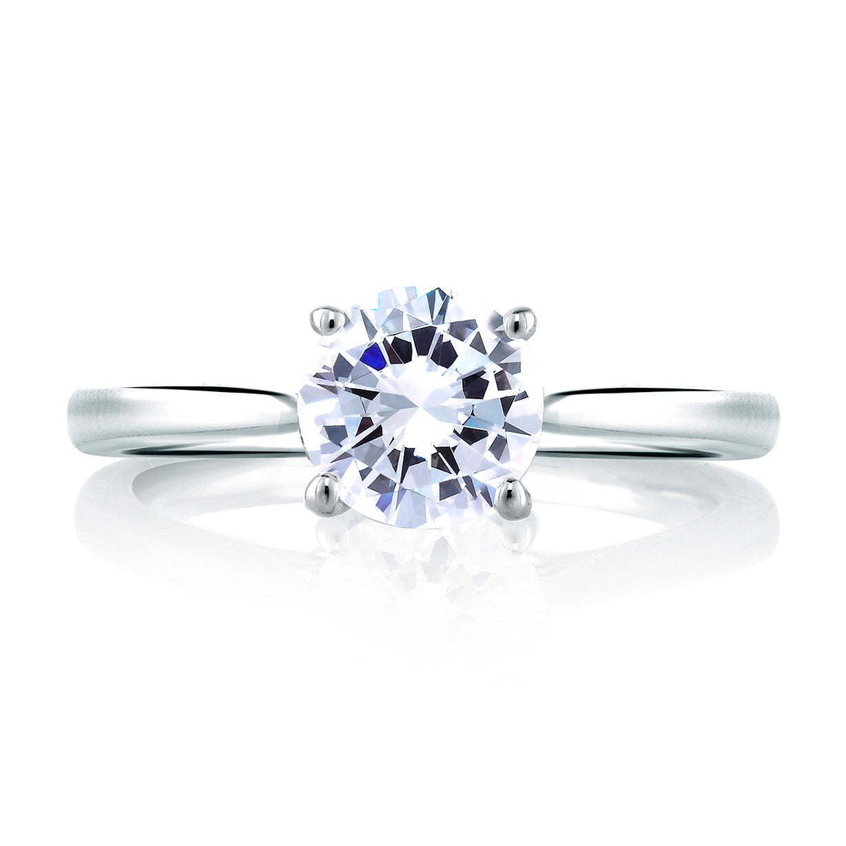 Art Inspired Solitaire Engagement Ring Setting