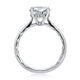 Solitaire Engagement Ring Setting with Surprise Diamonds