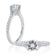 Classic Round Solitaire with Straight Band