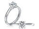 Classic Solitaire Round Engagement Ring