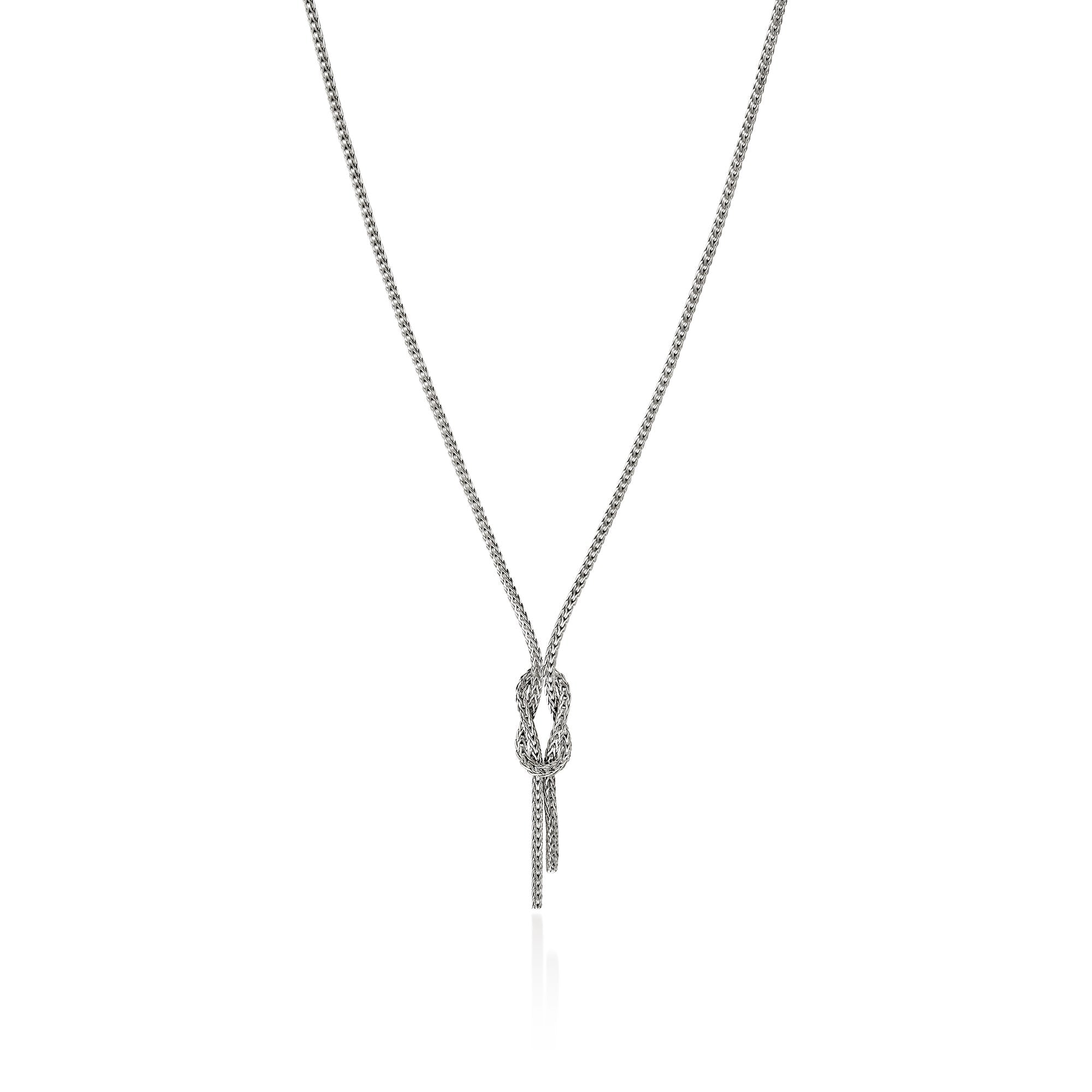 John Hardy Sterling Silver Love Knot Necklace