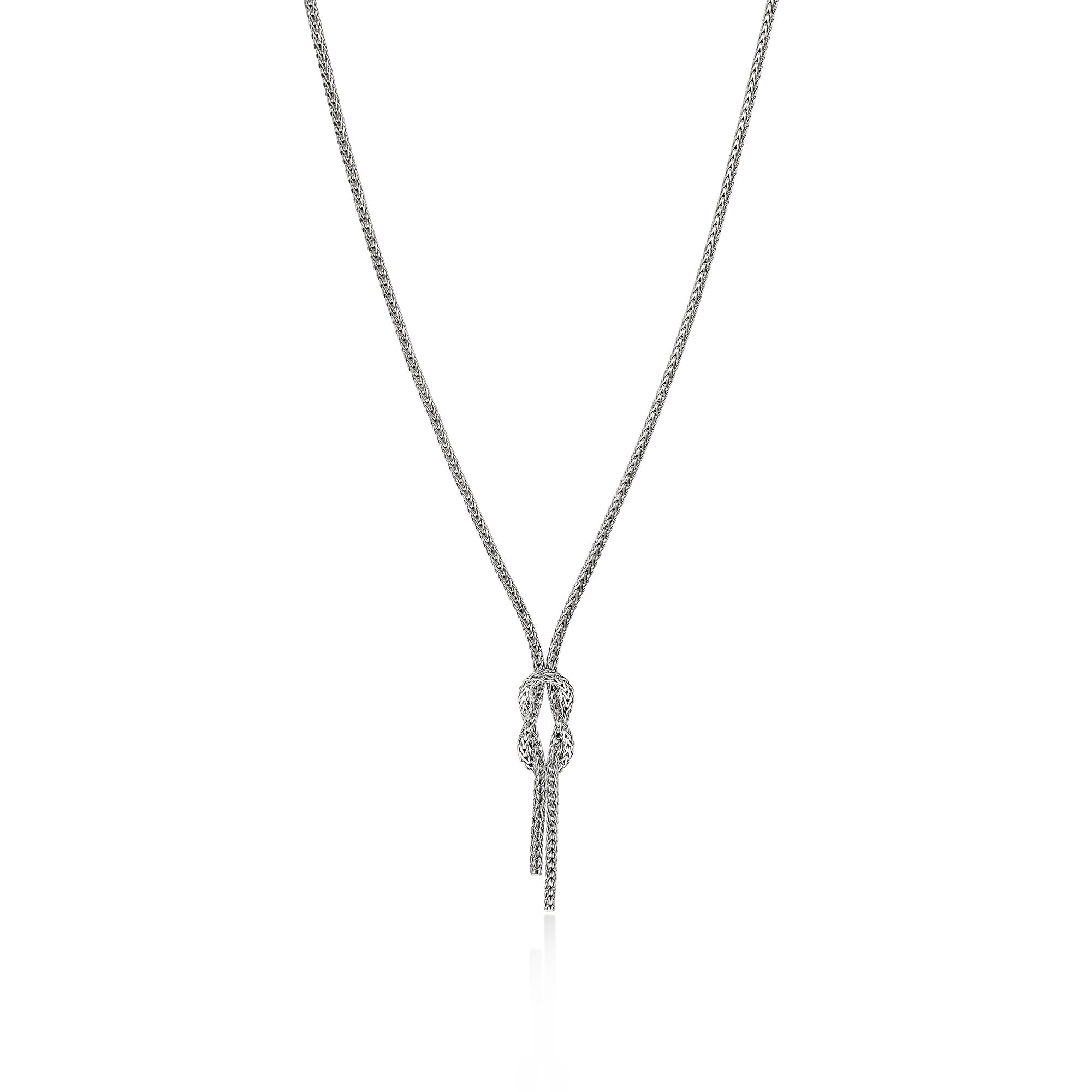 John Hardy Sterling Silver Love Knot Necklace