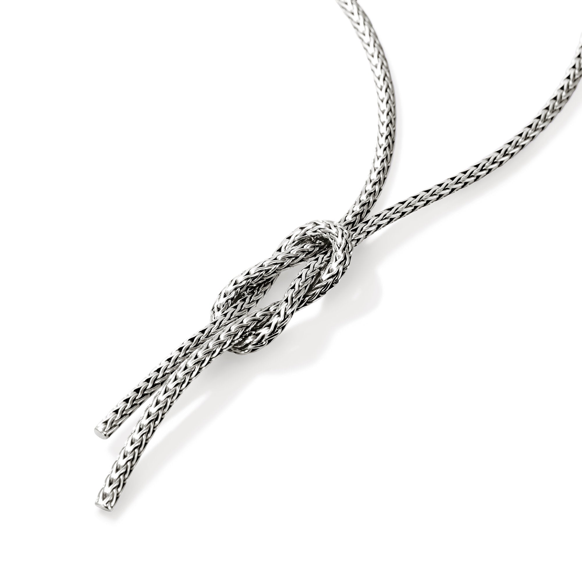 John Hardy Sterling Silver Love Knot Necklace
