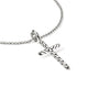 Sterling Silver Essentials Cross Pendant Necklace