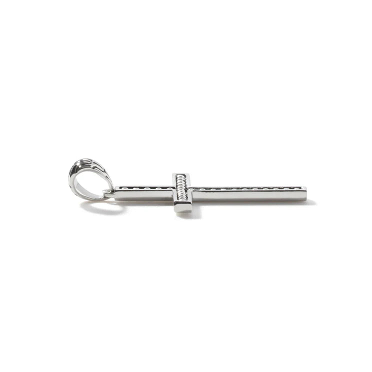 Sterling Silver Jawan Cross Pendant Necklace