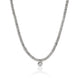 Back view of the John Hardy Lovestruck Heishi pendant necklace