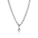 Sterling Silver Lab Grown Diamond Pendant