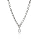 Sterling Silver Lab Grown Diamond Pendant