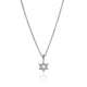 John Hardy Sterling Silver Essentials Star of David Pendant Necklace with Diamonds