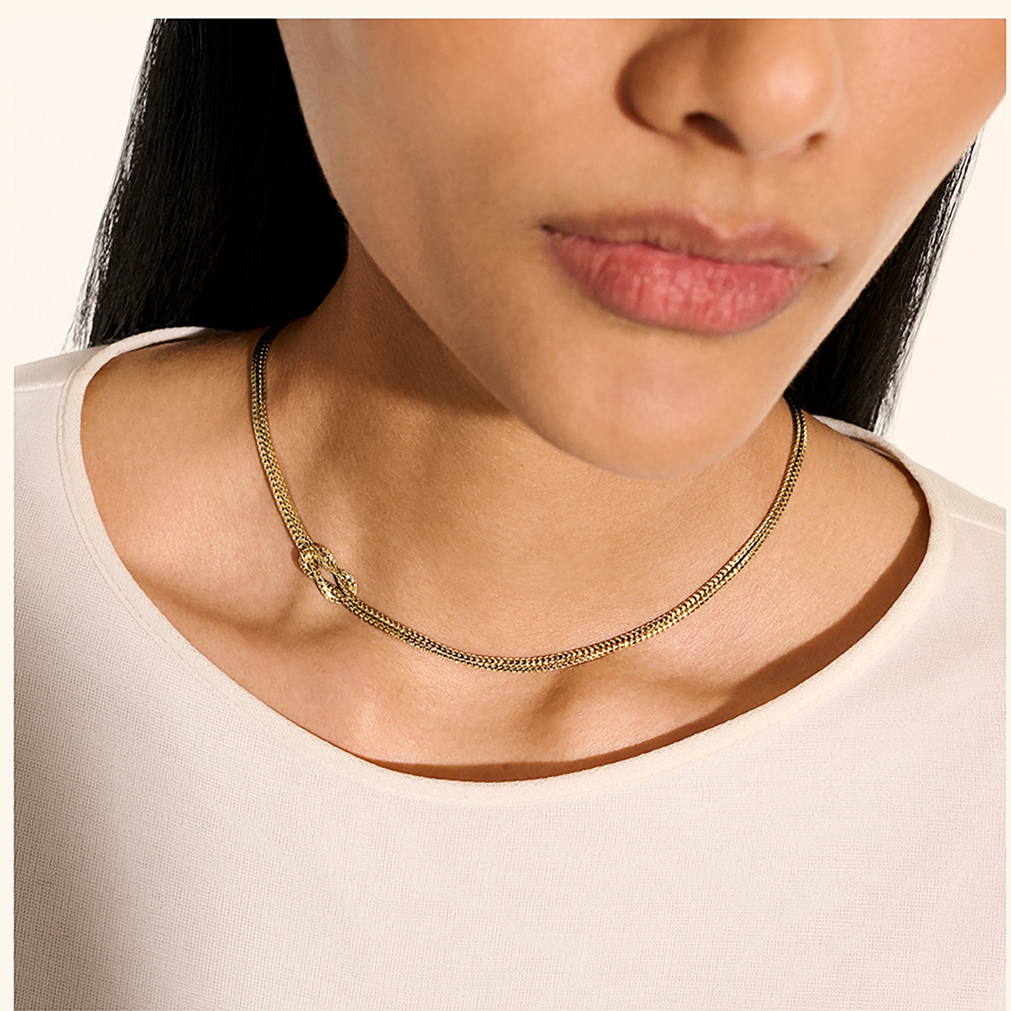 John Hardy 14K Yellow Gold Love Knot Necklace