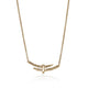 John Hardy 14K Yellow Gold Spear Station Necklace with Diamonds