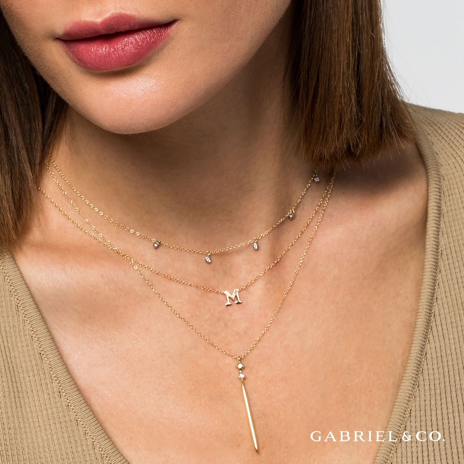 Diamond Droplet Necklace