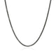 John Hardy Sterling Silver Satin Matte Black Box Chain Necklace, 2.7mm, 26 Inch