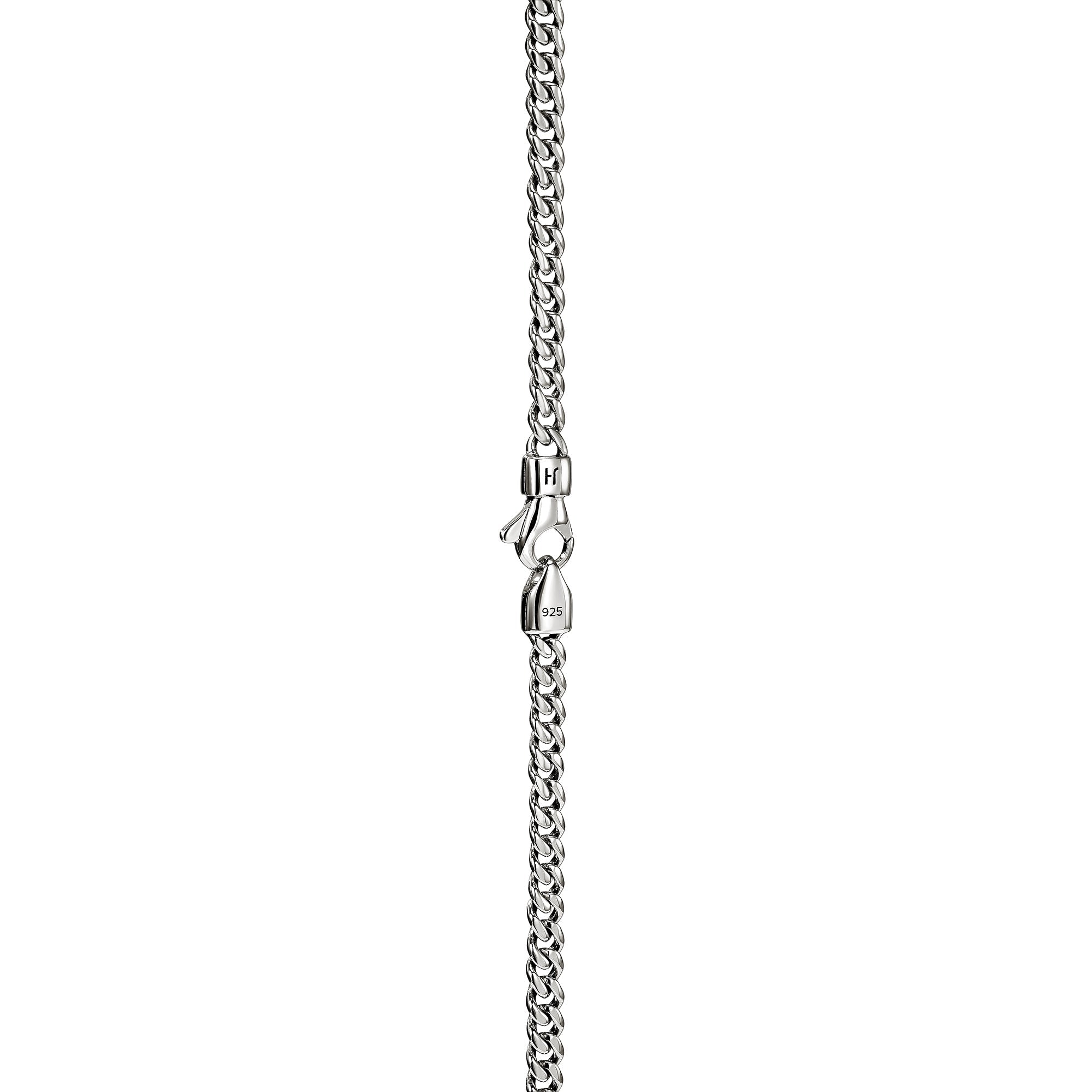 Men's Curb Chain Necklace, 3.9MM