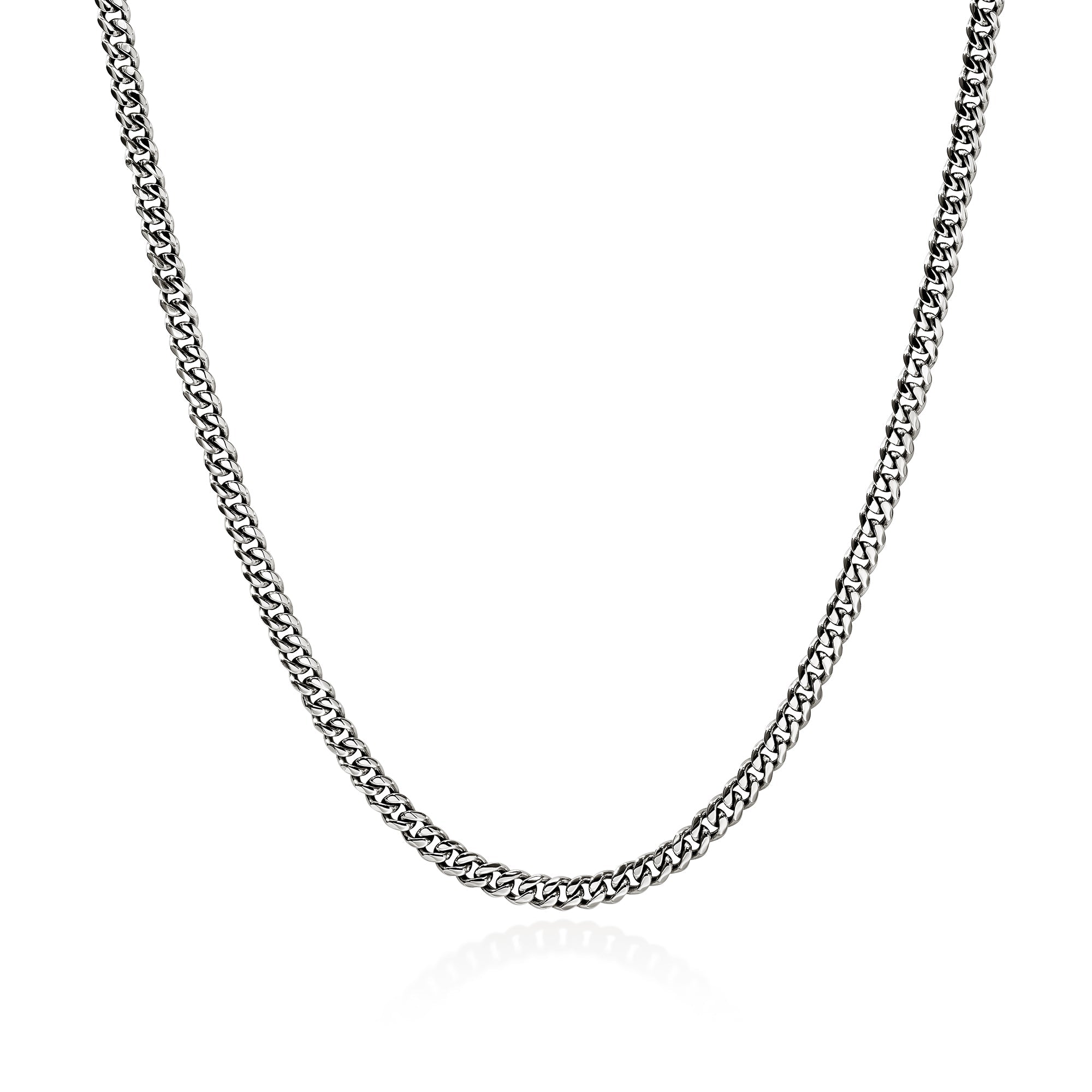 John Hardy Sterling Silver Classic Curb Chain Necklace, 3.9mm, 26 Inch