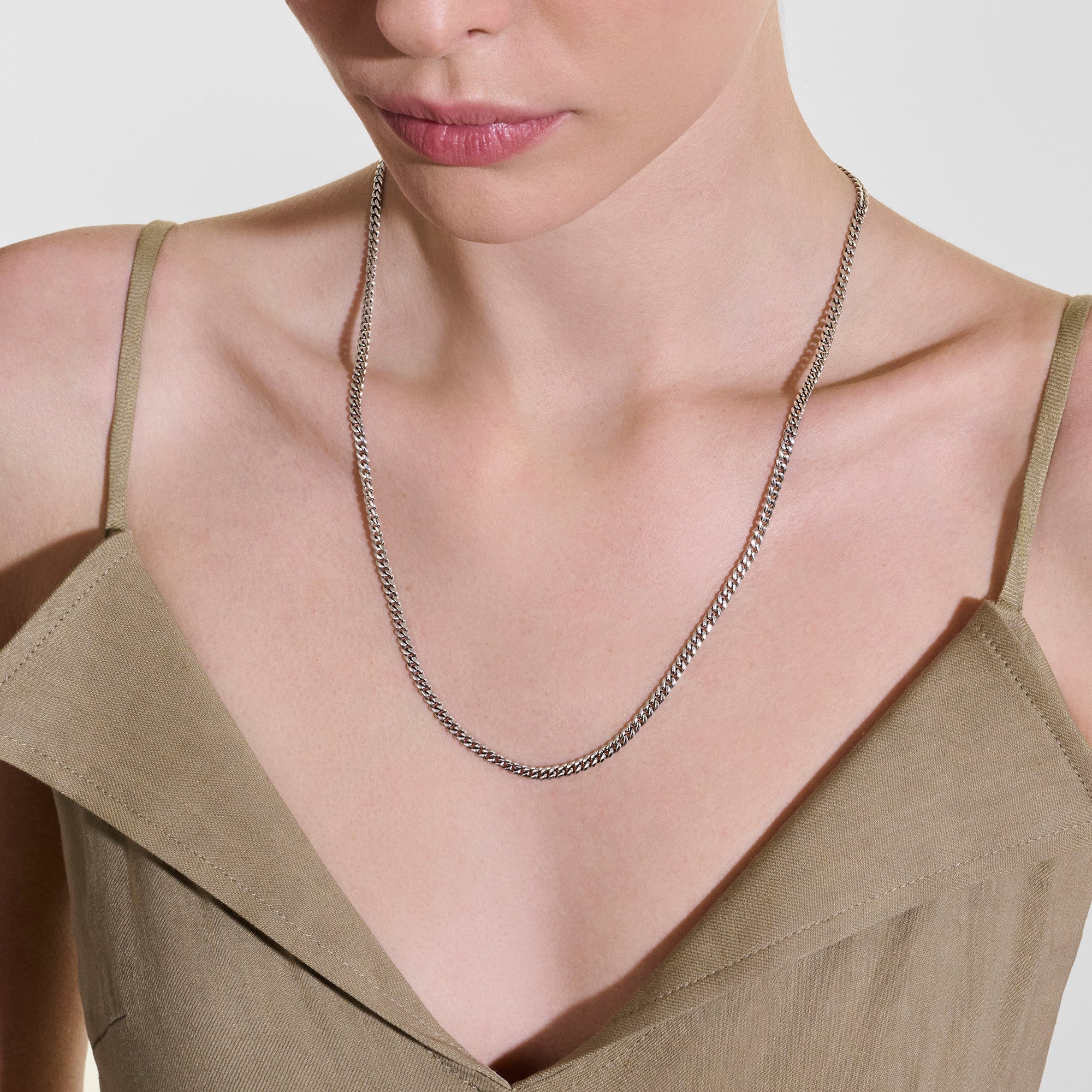 John Hardy Sterling Silver Classic Curb Chain Necklace, 3.9mm, 26 Inch