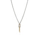 John Hardy Yellow Gold and Sterling Silver Love Knot Necklace