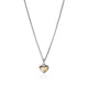 John Hardy Yellow Gold and Sterling Silver Heart Pendant Necklace