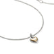 John Hardy Yellow Gold and Sterling Silver Heart Pendant Necklace