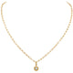 B Hexagon Necklace