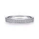 Channel Set Diamond Wedding Band