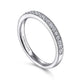 Channel Set Diamond Wedding Band