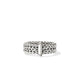 Sterling Silver Icon Link Ring