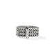 Sterling Silver Icon Link Bar Ring