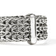 Sterling Silver Icon Link Bar Ring