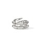 Pave Diamond Naga Coiled Ring