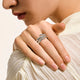 Pave Diamond Naga Coiled Ring