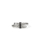 Sterling Silver Black Sapphire Spear Wrap Ring