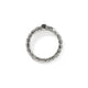 Sterling Silver Black Sapphire Spear Wrap Ring