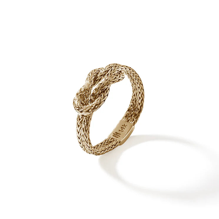 Yellow Gold 3.6MM Love Knot Ring