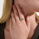John Hardy 14K Yellow Gold Love Knot Ring with Diamonds