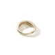 John Hardy 14K Yellow Gold Surf Ring with Scattered Diamonds