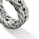 Hammered Sterling Silver Woven Chain Ring