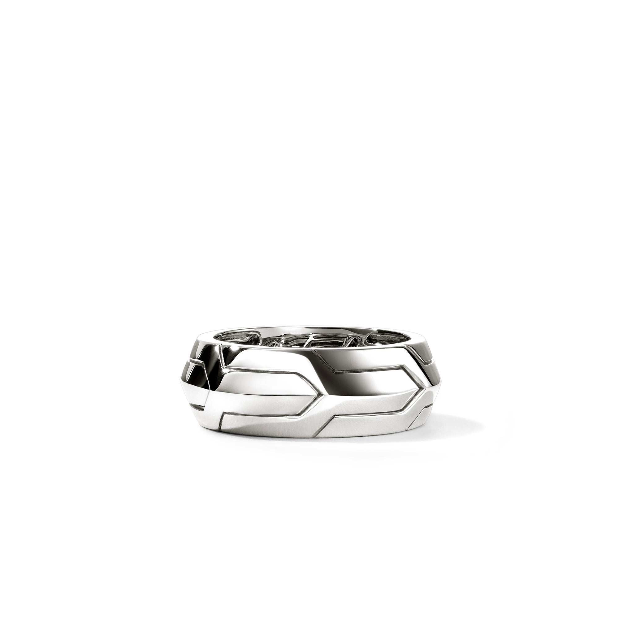 John Hardy Men's Sterling Silver Icon 50 Band Ring