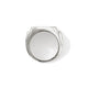 Sterling Silver and Treated Black Onyx Signet Ring