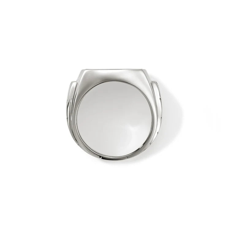 Sterling Silver and Lapis Lazuli Signet Ring