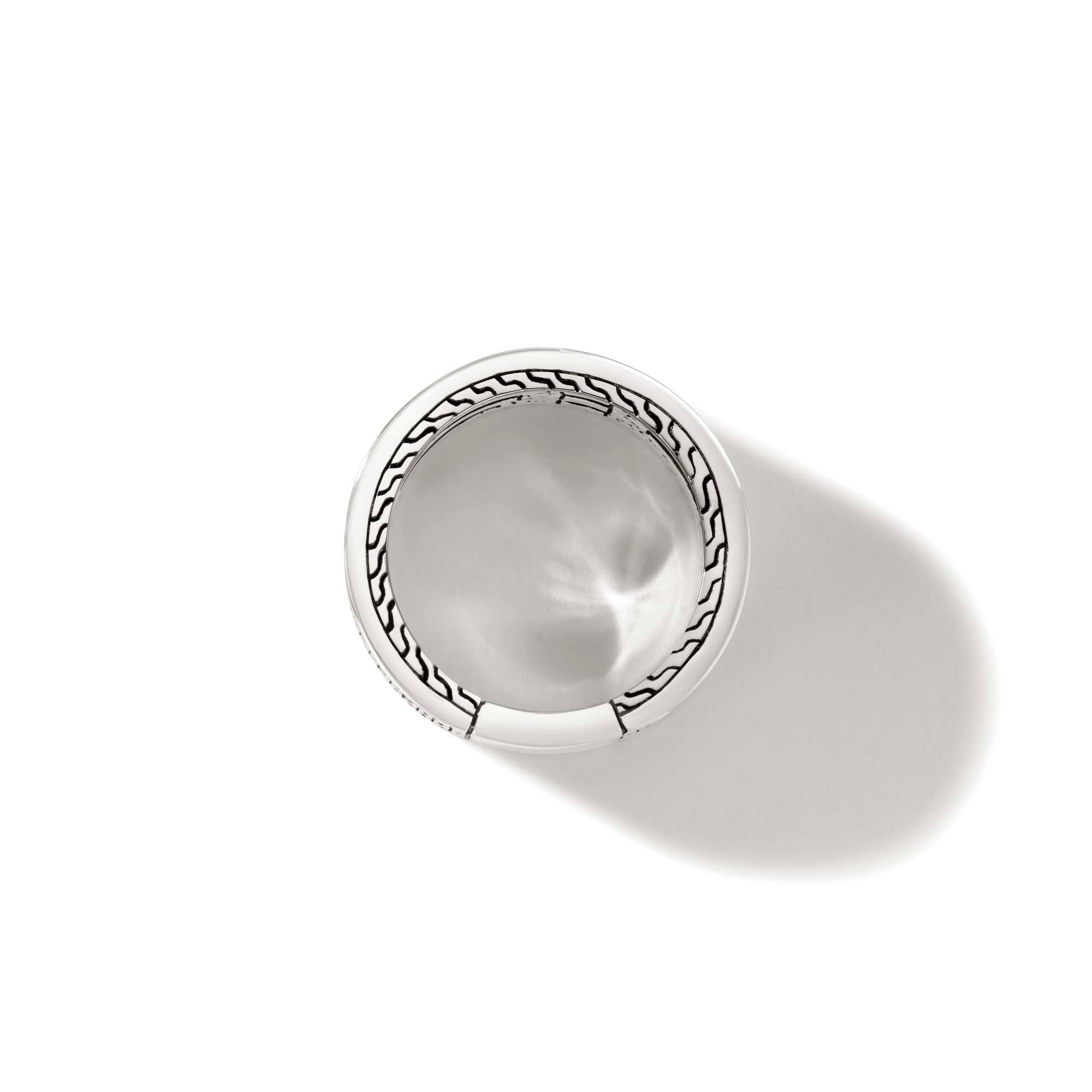 John Hardy Sterling Silver and Yellow Gold Ring with Mother of Pearl, Turquoise and Lapis Lazuli
