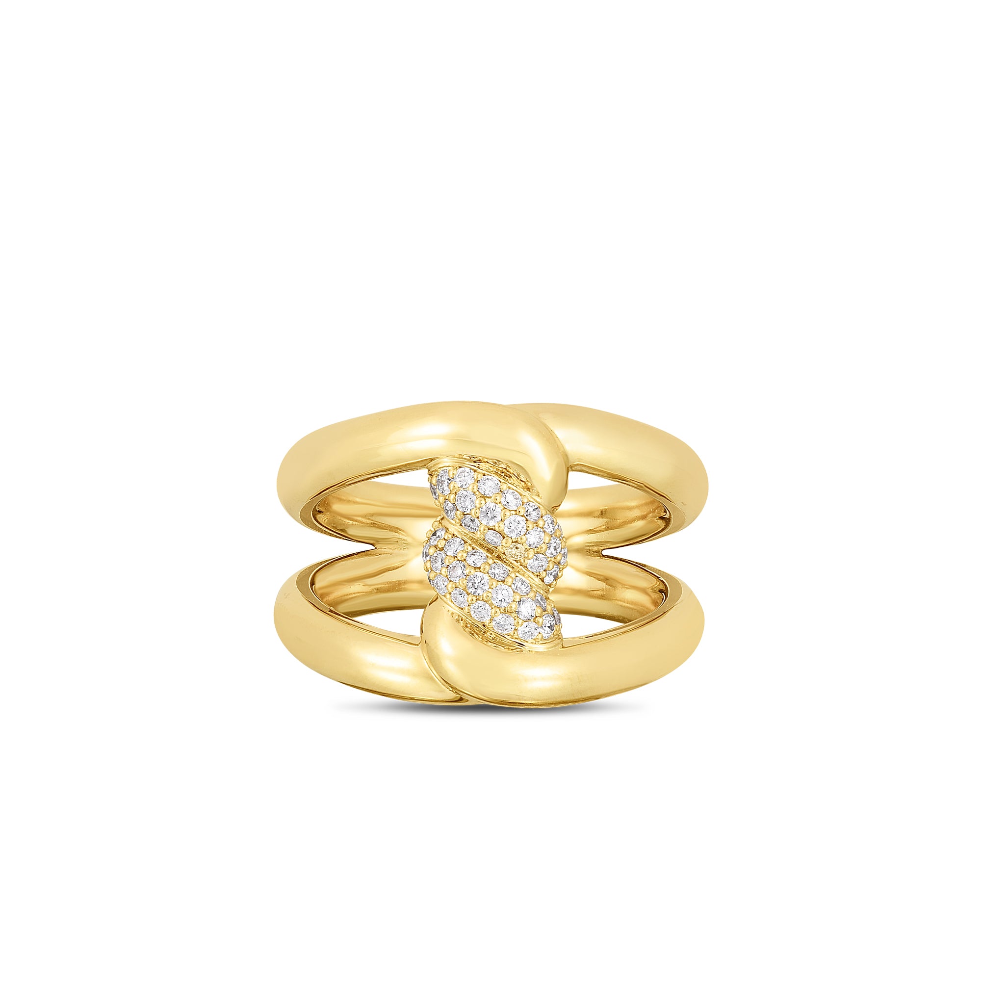 Cialoma Diamond Single Knot Ring