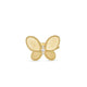 Yellow Gold Jasmine Satin finish and Diamond Butterfly Ring