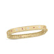 Yellow Gold Ruby and Diamond Princess Bangle