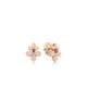 Love In Verona Diamond and Rubellite Split Flower Studs