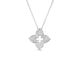 Venetian Princess Medium Pave Flower Necklace